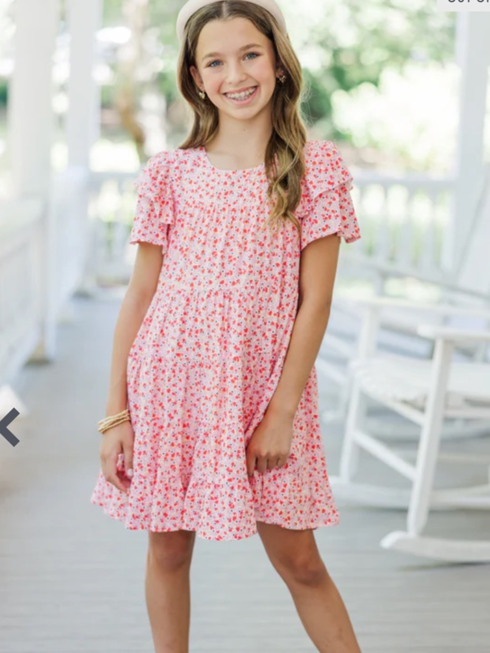 Mint Girls Spring Dress - youth xL